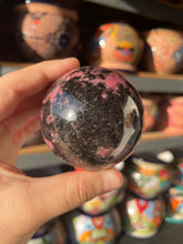 Load image into Gallery viewer, Rhodonite Sphere