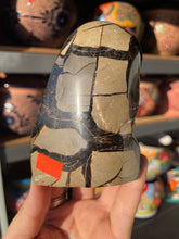 Load image into Gallery viewer, Black Septarian with Crystals