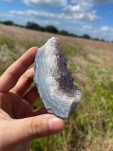 Load image into Gallery viewer, Amethyst with Blue Lace Agate
