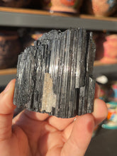 Load image into Gallery viewer, Black Tourmaline with Quartz Crystal