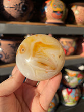 Load image into Gallery viewer, Agate Palm Stone with “Eye”