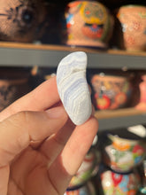 Load image into Gallery viewer, Blue Lace Agate with Druzy #2
