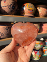 Load image into Gallery viewer, Fire Quartz Heart (Hematoid Quartz)
