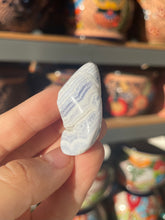 Load image into Gallery viewer, Blue Lace Agate with Druzy #2