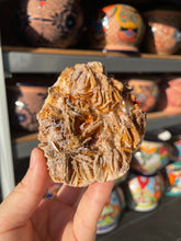 Load image into Gallery viewer, Sparkly Orange Vanadinite Crystals on Barite Blades