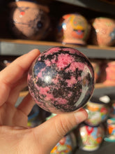 Load image into Gallery viewer, Rhodonite Sphere