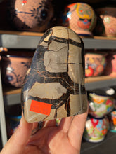 Load image into Gallery viewer, Black Septarian with Crystals