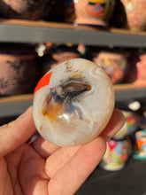 Load image into Gallery viewer, Agate Palm Stone with “Eye”