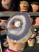 Load image into Gallery viewer, Agate Geode with “Cave”