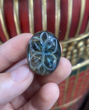 Load image into Gallery viewer, Polished Labradorite with Flower #2