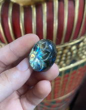 Load image into Gallery viewer, Polished Labradorite with Flower #2