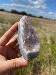 Amethyst with Blue Lace Agate