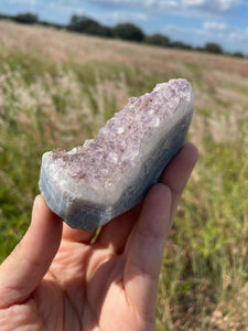 Amethyst with Blue Lace Agate