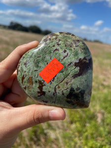 Chrysoprase Heart