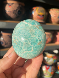 Amazonite Palm Stone