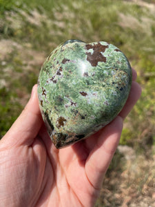 Chrysoprase Heart