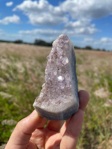 Amethyst with Blue Lace Agate