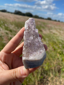 Amethyst with Blue Lace Agate