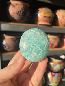 Amazonite Palm Stone