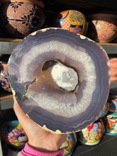 Load image into Gallery viewer, Agate Geode with “Cave”
