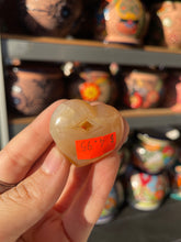 Load image into Gallery viewer, Agate Heart with Druzy
