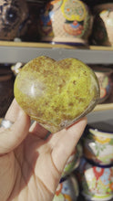 Load and play video in Gallery viewer, Green Opal Heart from Madagascar
