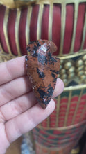 Load and play video in Gallery viewer, Mahogany Obsidian Arrowhead
