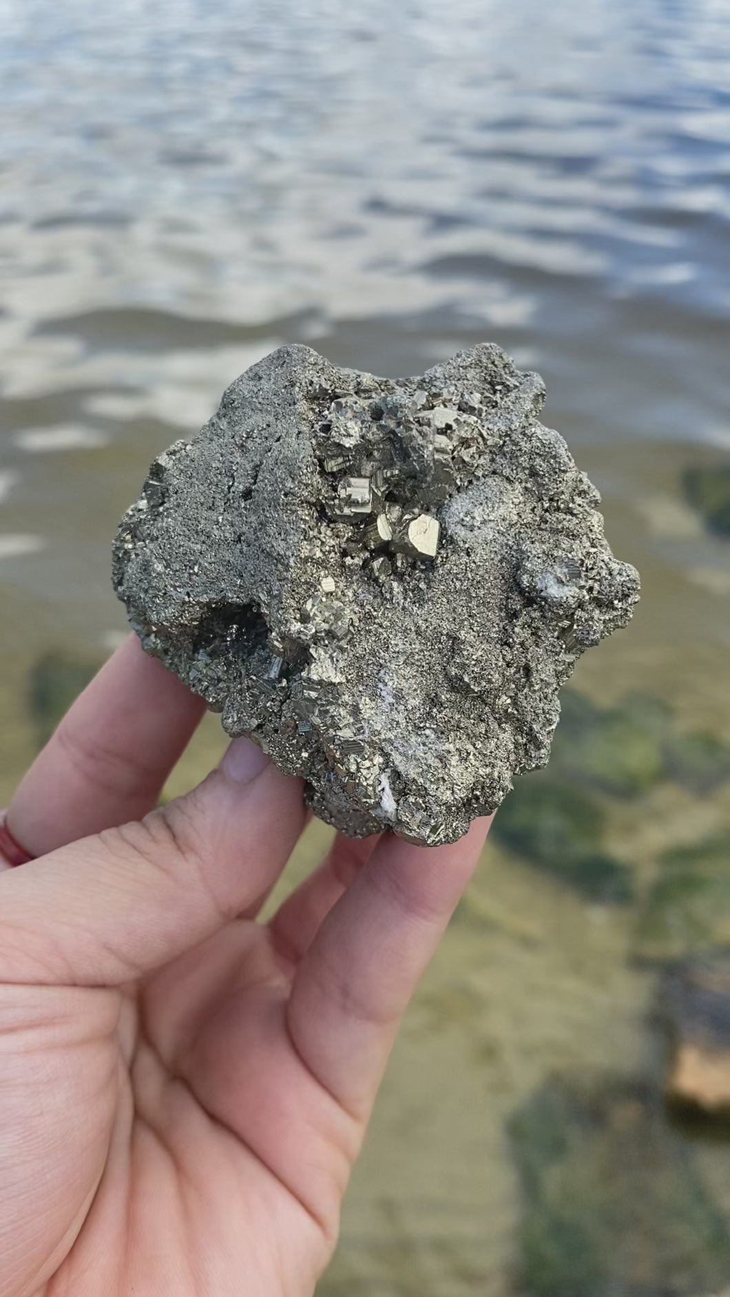 Large Natural Rough Pyrite