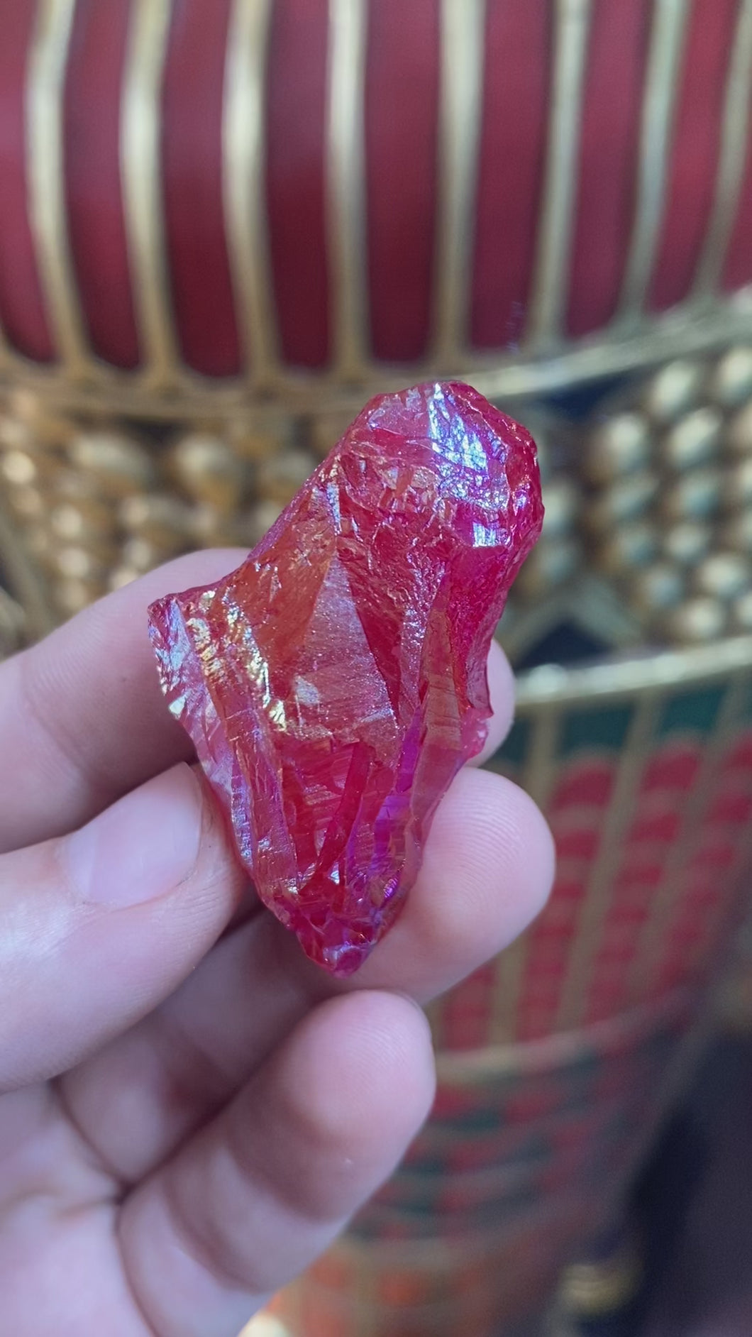 Red Aura Quartz