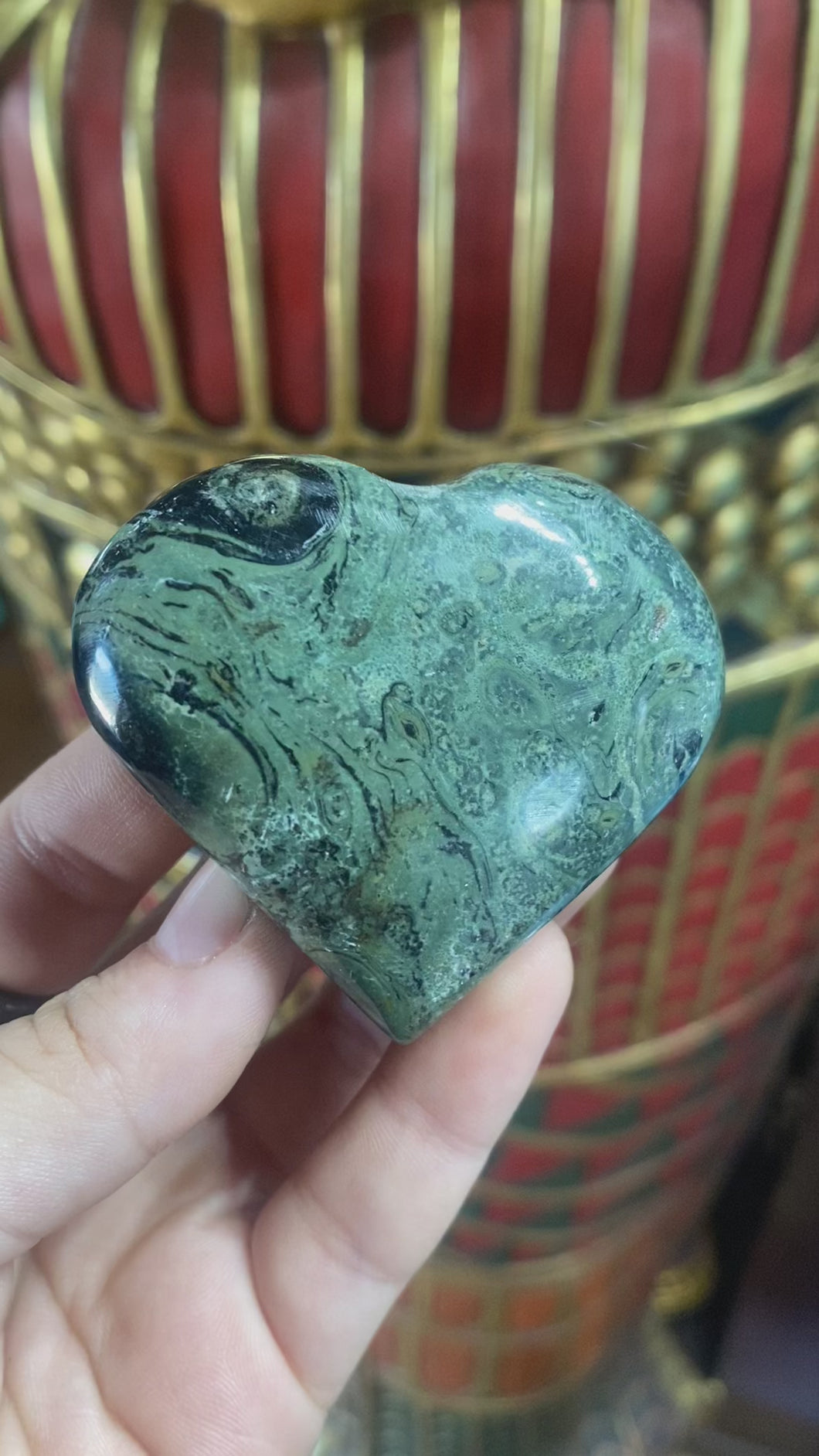 Kambaba Jasper Heart