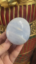 Load and play video in Gallery viewer, Blue Calcite Palm Stone
