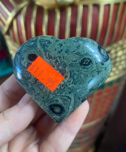 Kambaba Jasper Heart