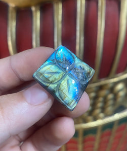 Polished Labradorite with Flower #1