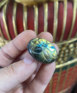 Polished Labradorite with Flower #2