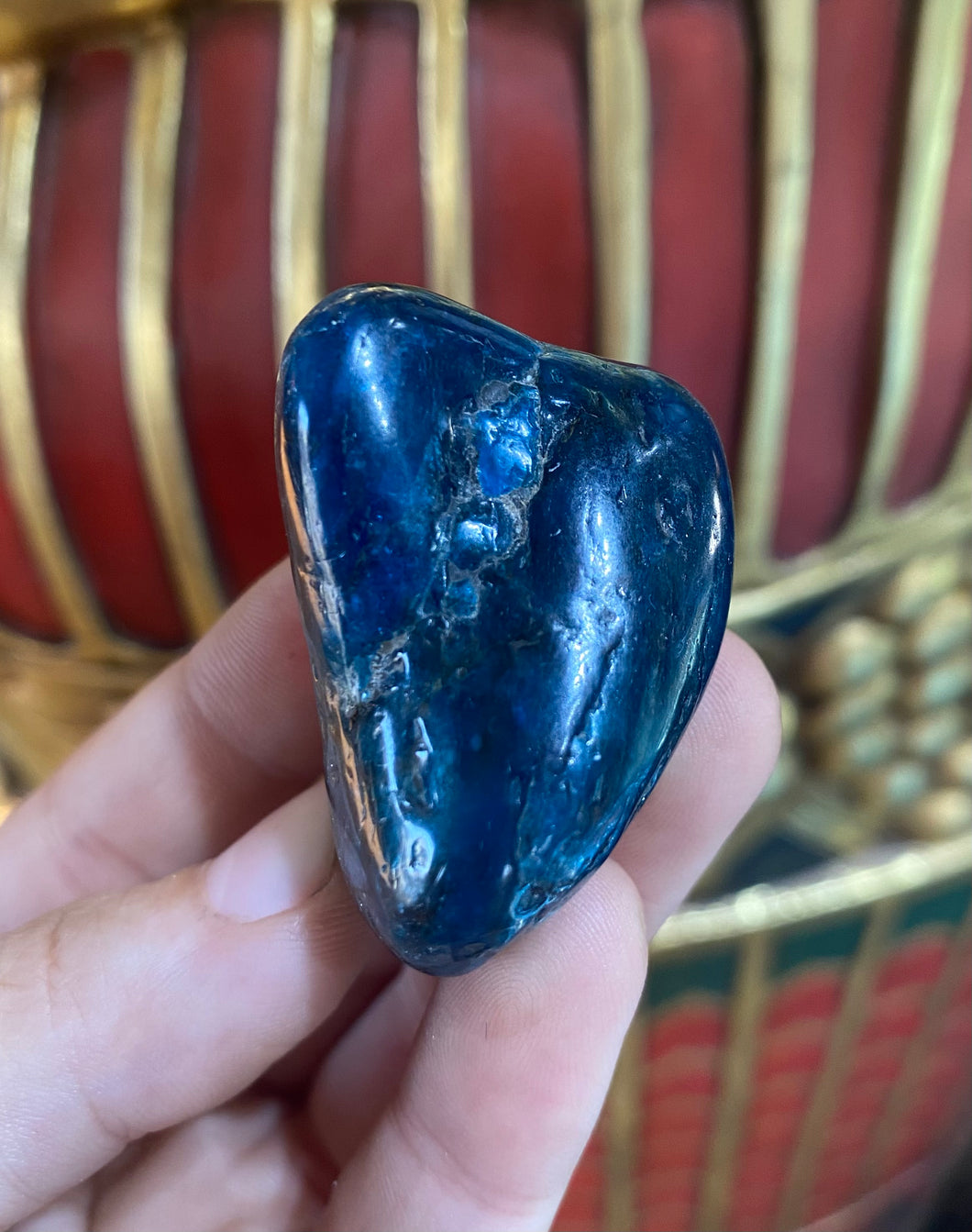 Polished Blue Apatite