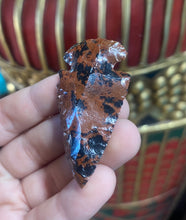 Load image into Gallery viewer, Mahogany Obsidian Arrowhead
