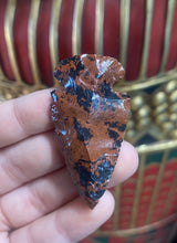 Load image into Gallery viewer, Mahogany Obsidian Arrowhead
