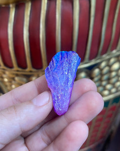 Blue/ Purple Aura Quartz