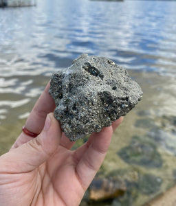 Large Natural Rough Pyrite