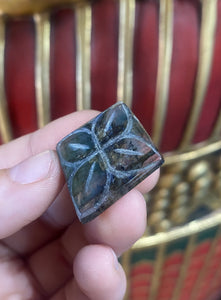 Polished Labradorite with Flower #1